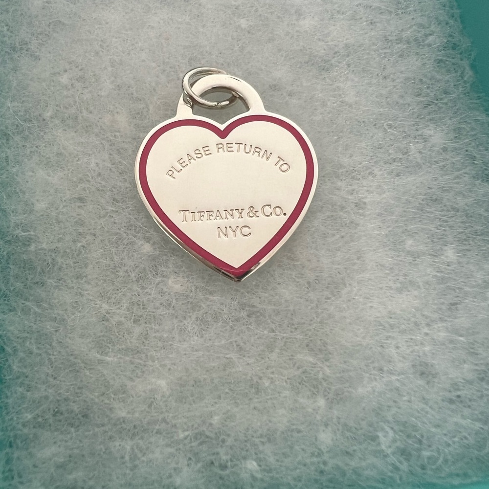 Tiffany & Co. RTT Large Heart Pink Charm